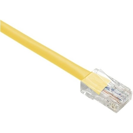 2Ft Yellow Cat5E Patch Cable, Utp, No Boots